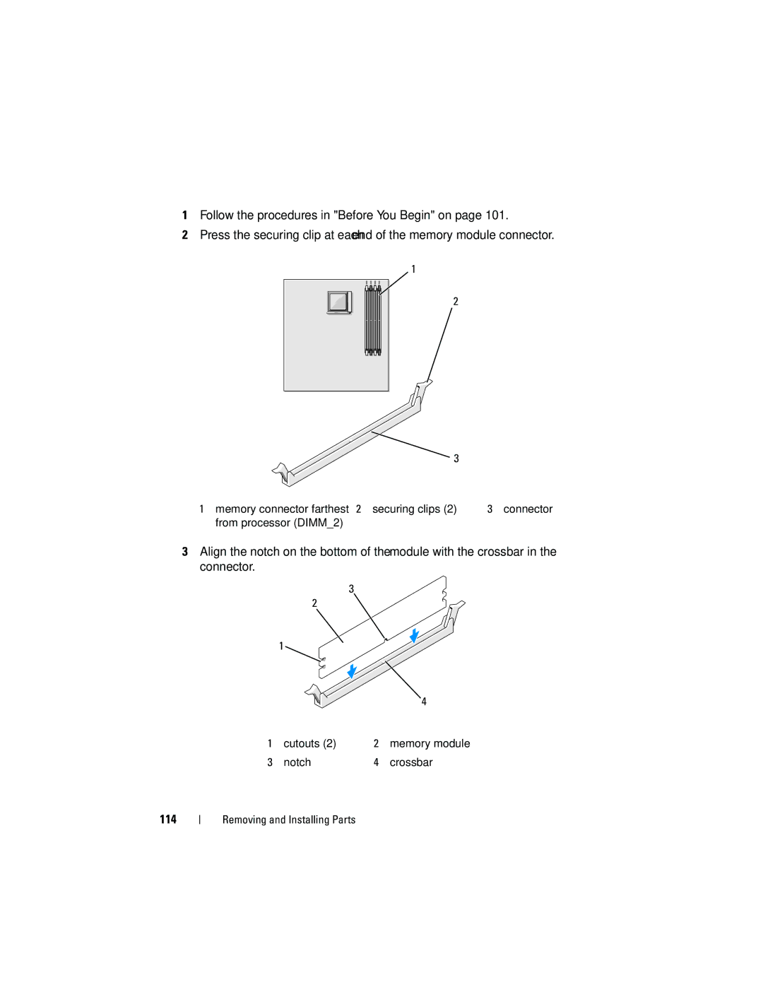 Dell 531S owner manual 114 