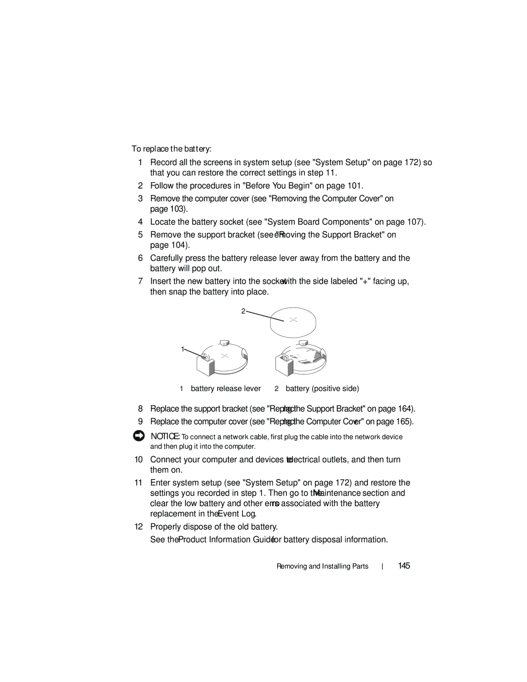 Dell 531S owner manual 145 