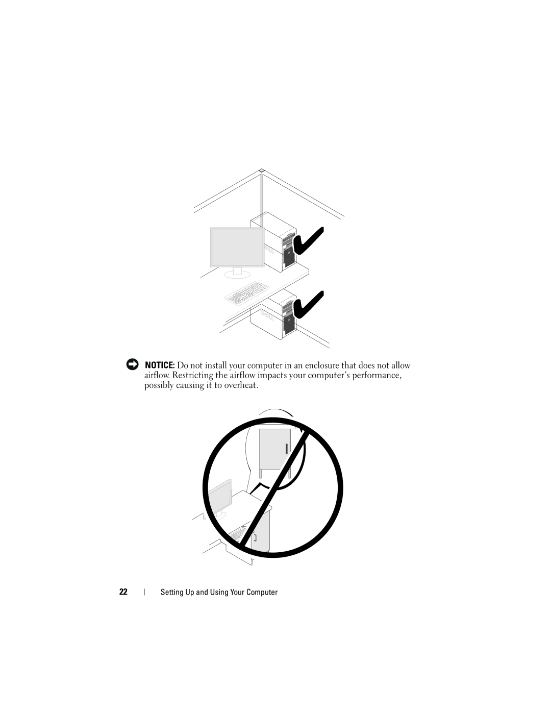 Dell 531S owner manual Setting Up and Using Your Computer 