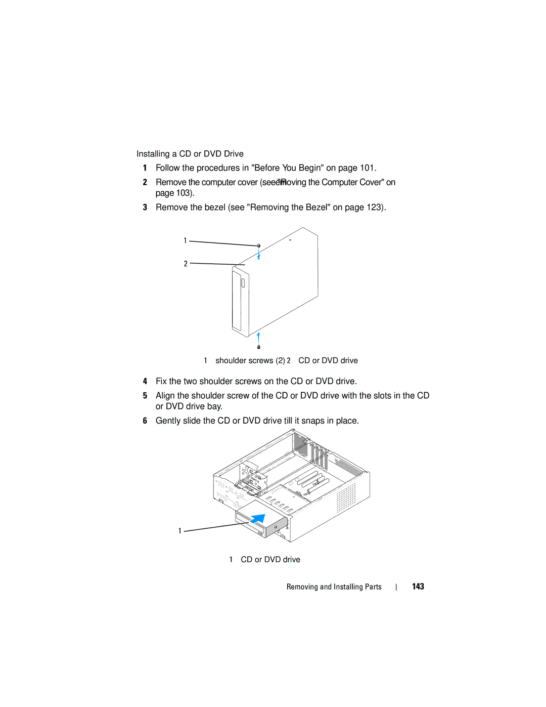 Dell 531S owner manual 143 