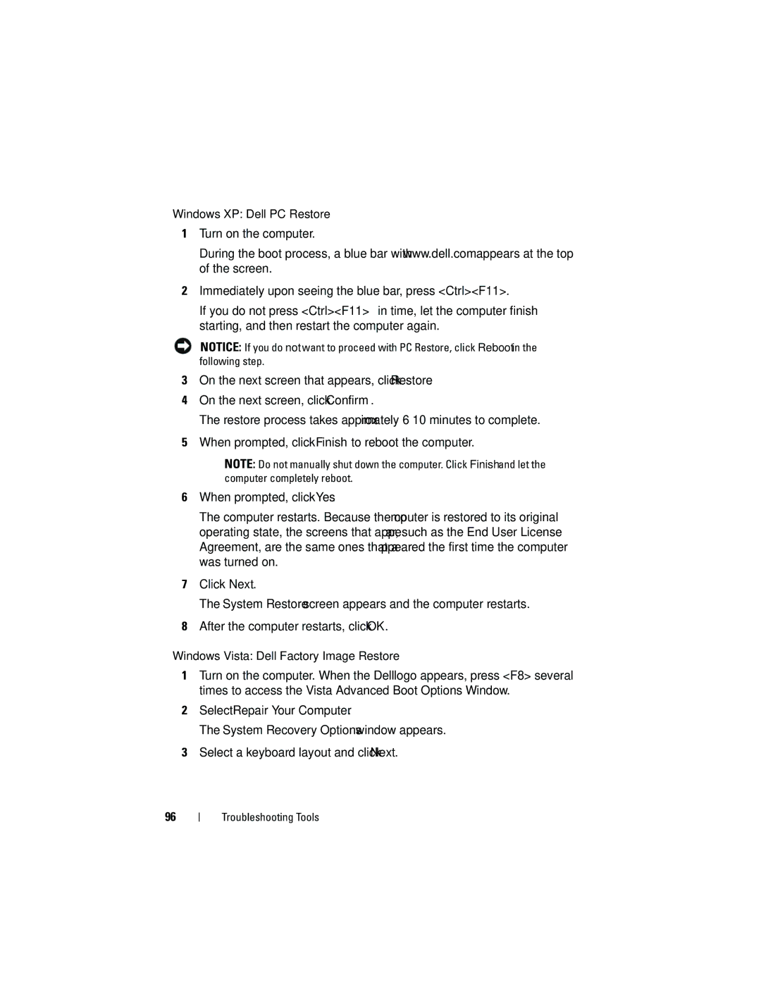 Dell 531S owner manual Select a keyboard layout and click Next 