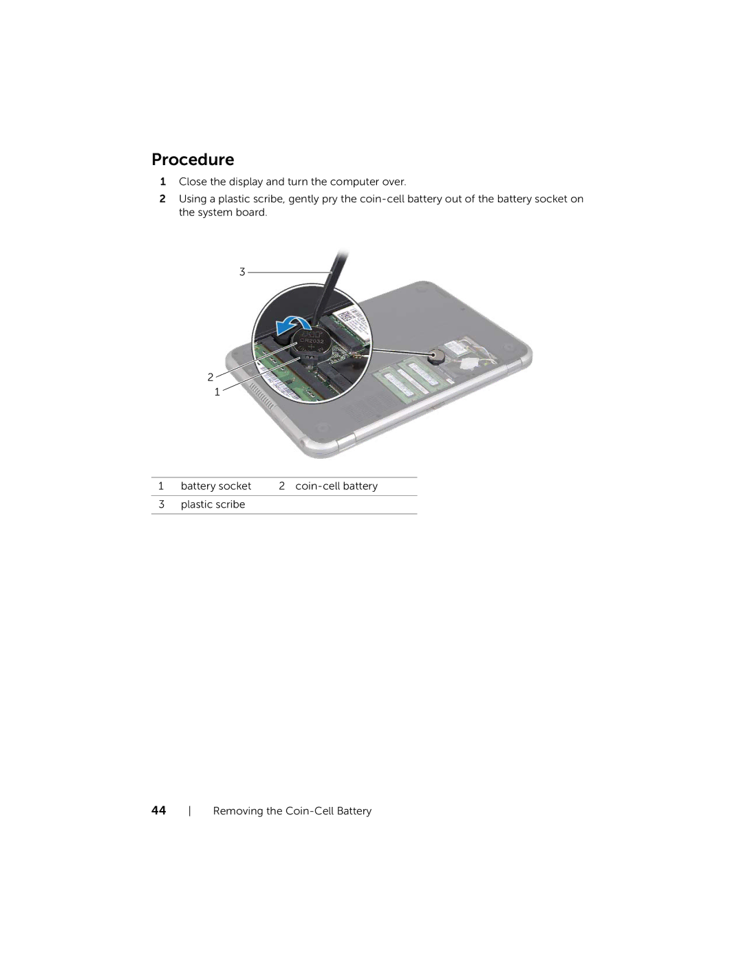 Dell 5323 owner manual Procedure 