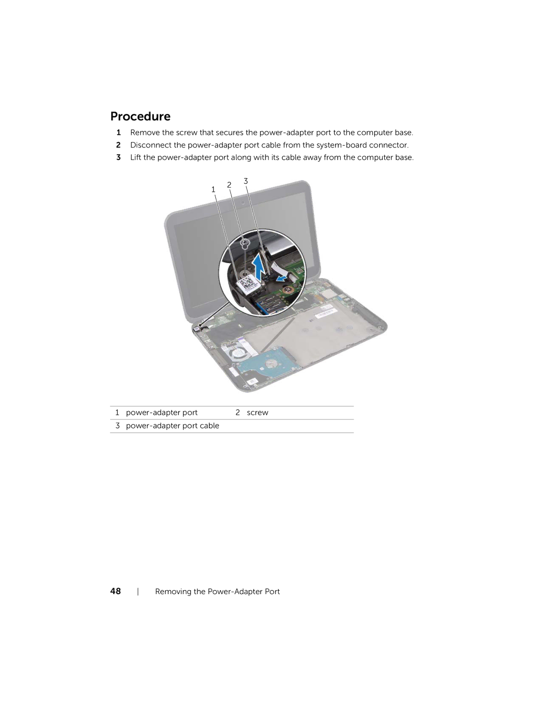 Dell 5323 owner manual Procedure 