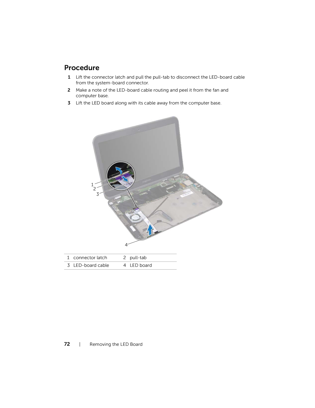 Dell 5323 owner manual Procedure 