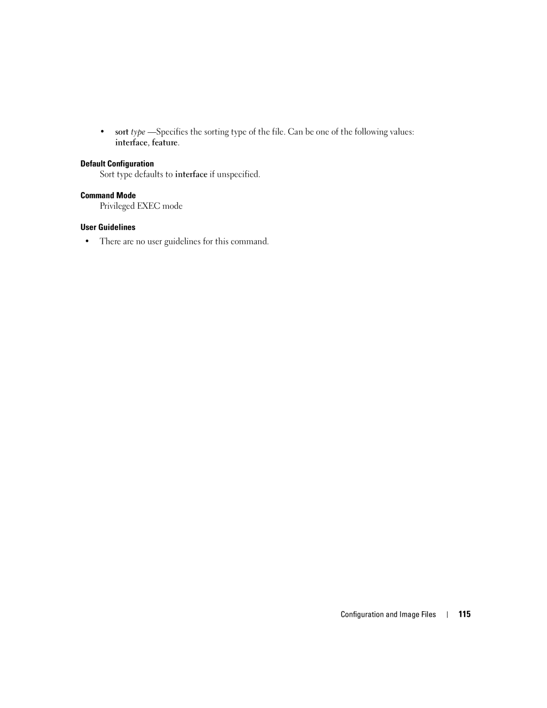 Dell 5324 manual There are no user guidelines for this command, 115 