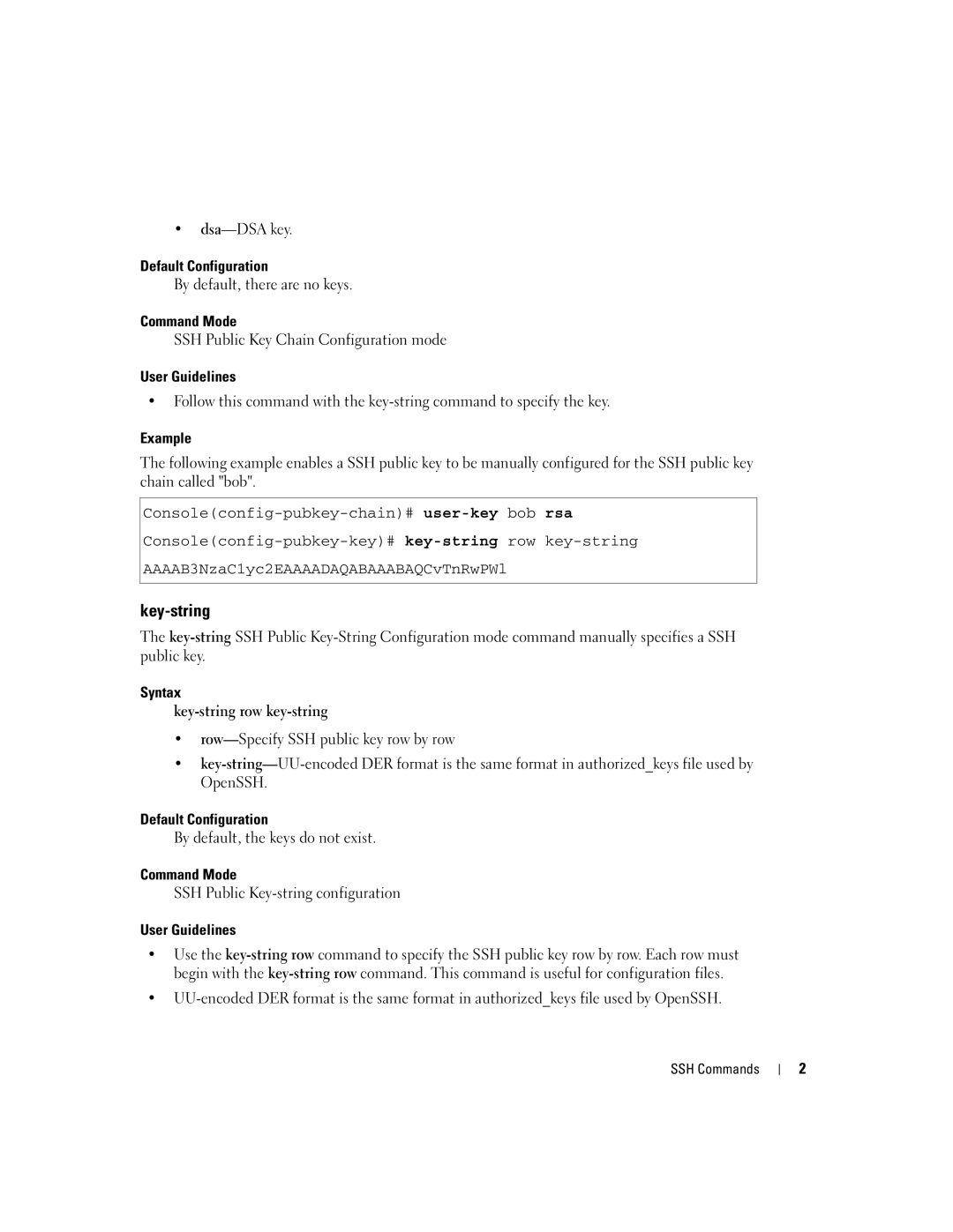 Dell 5324 manual Syntax Key-string row key-string, 297 