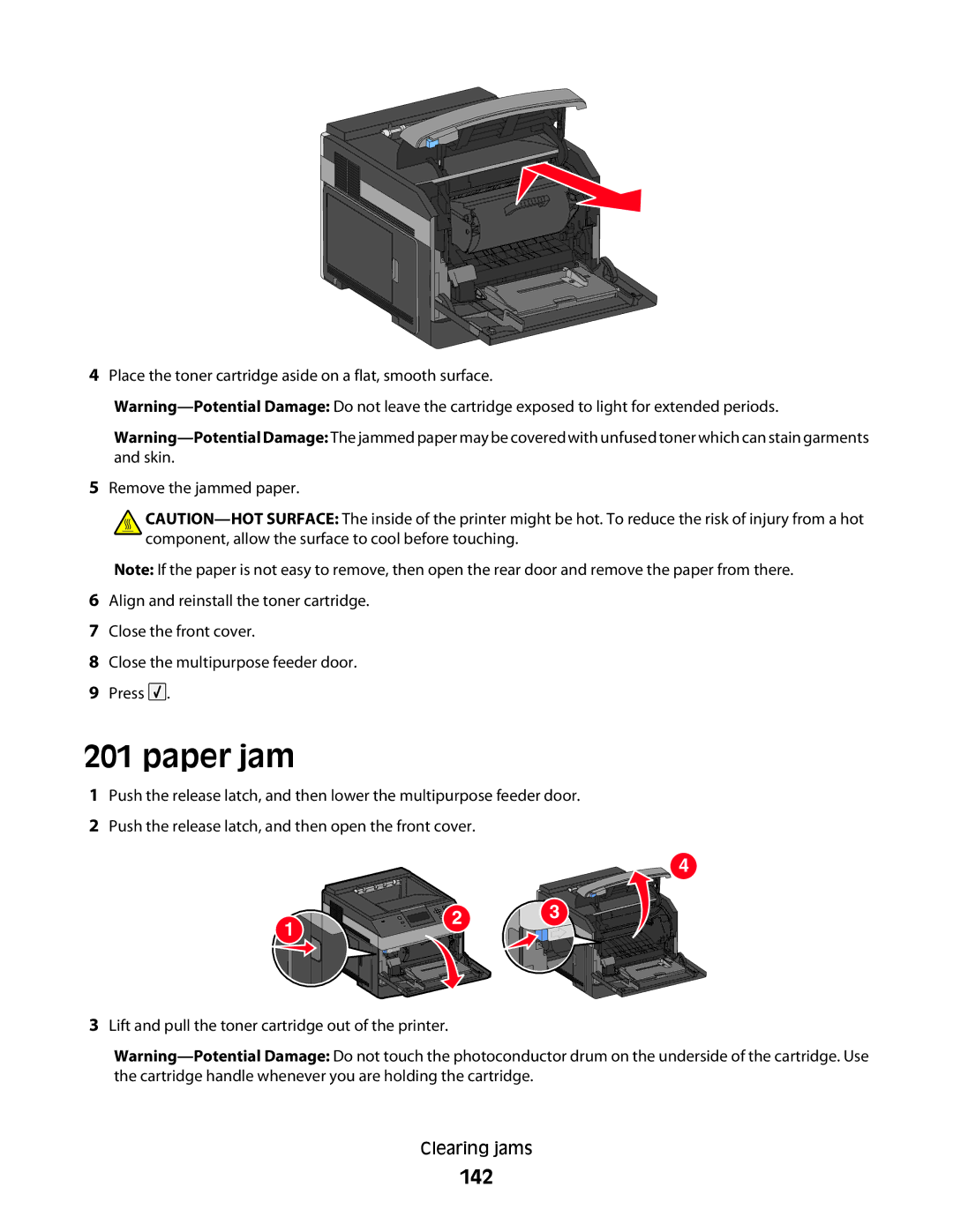 Dell 5350dn, 5230N/DN manual 142 