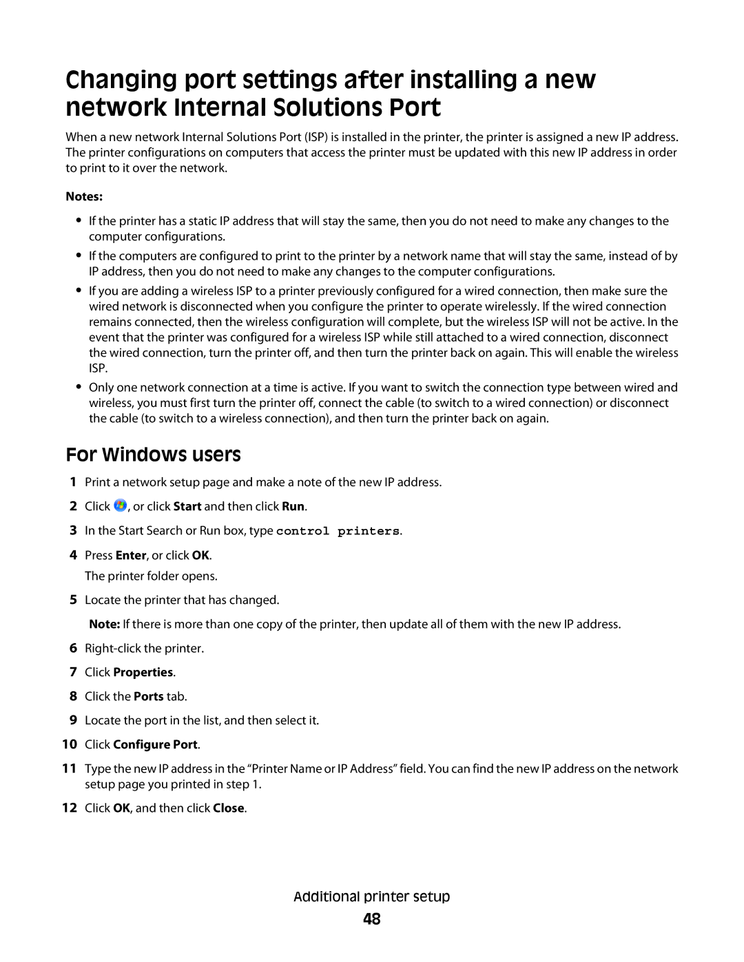 Dell 5350dn, 5230N/DN manual Click Properties 