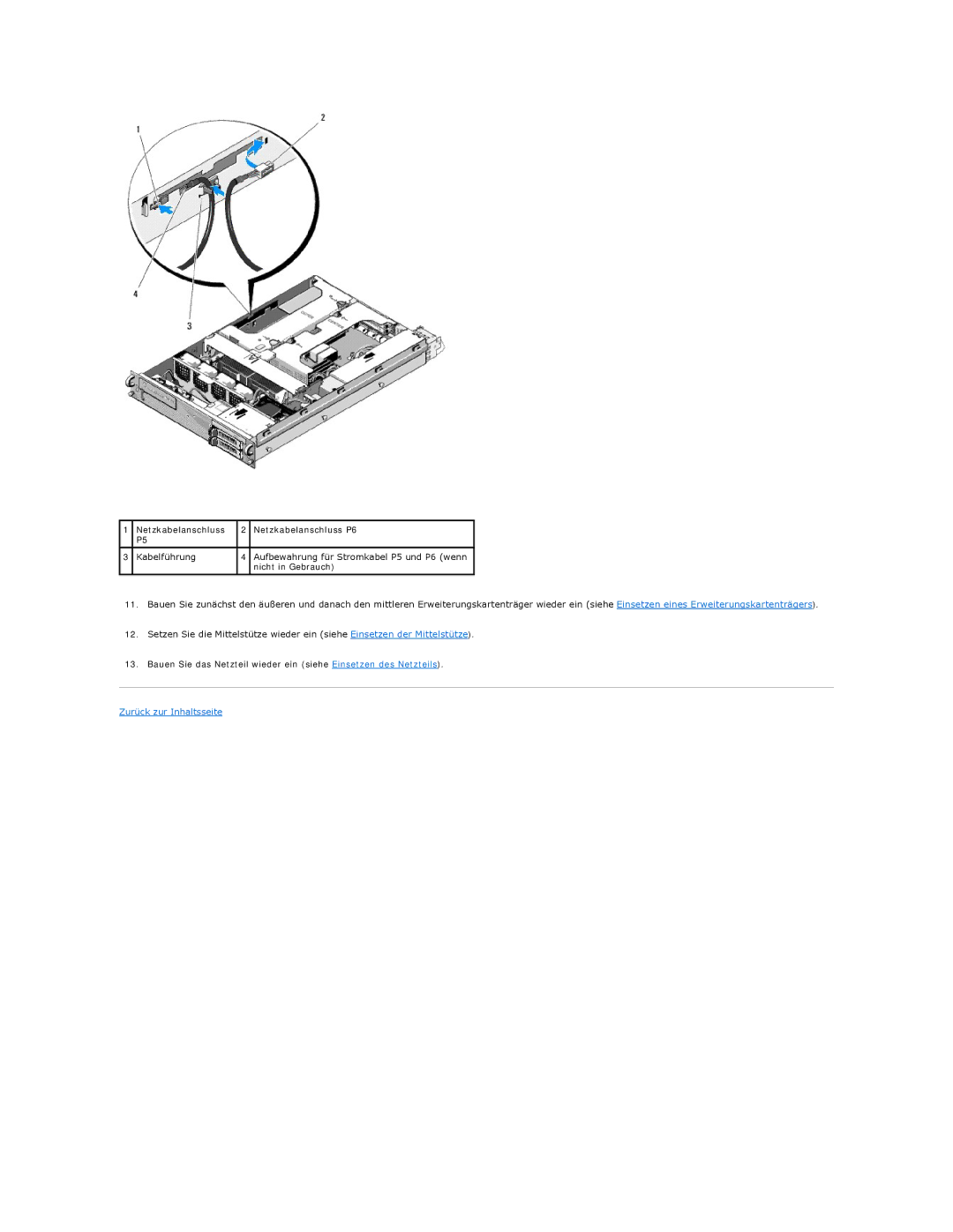 Dell 5400 manual Zurück zur Inhaltsseite 