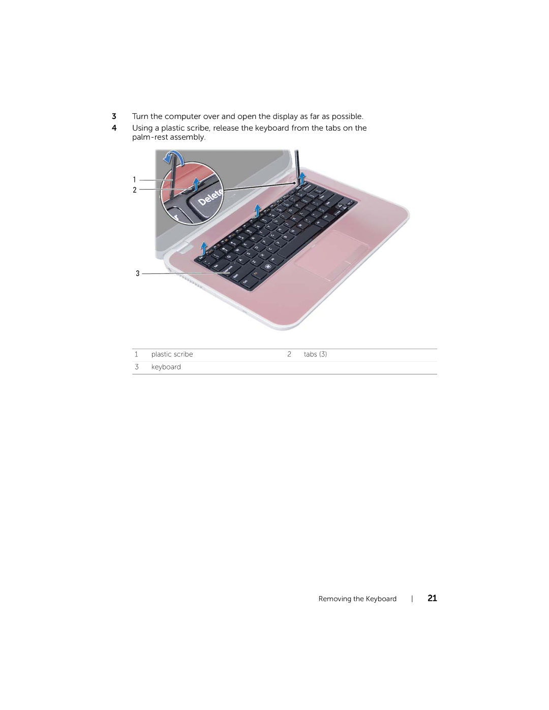 Dell 5423 owner manual Plastic scribe 