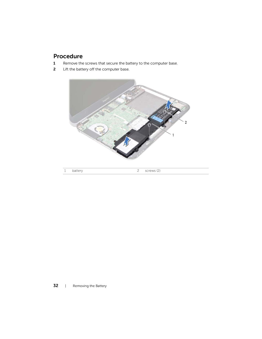 Dell 5423 owner manual Battery 