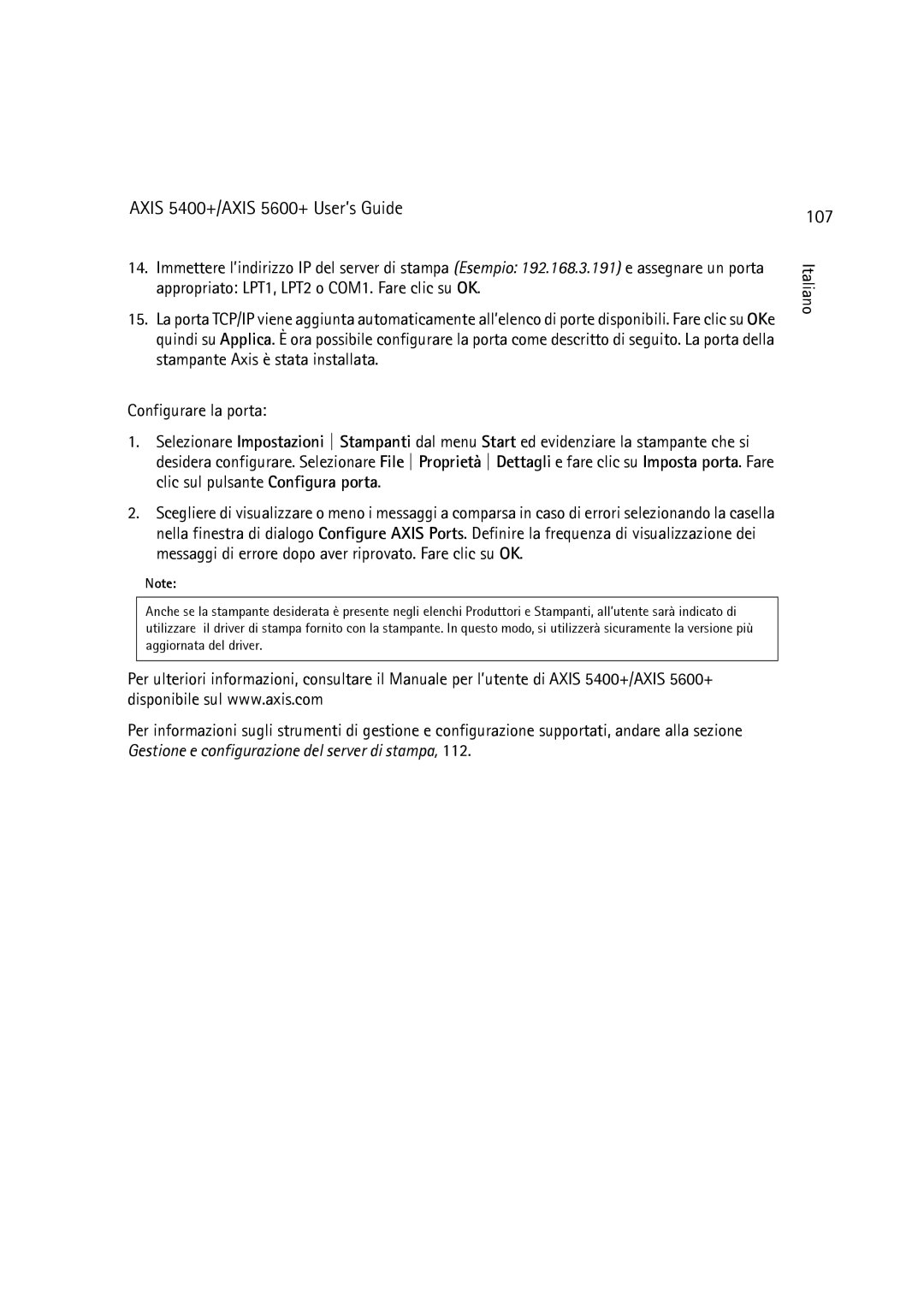 Dell manual Axis 5400+/AXIS 5600+ User’s Guide 107 