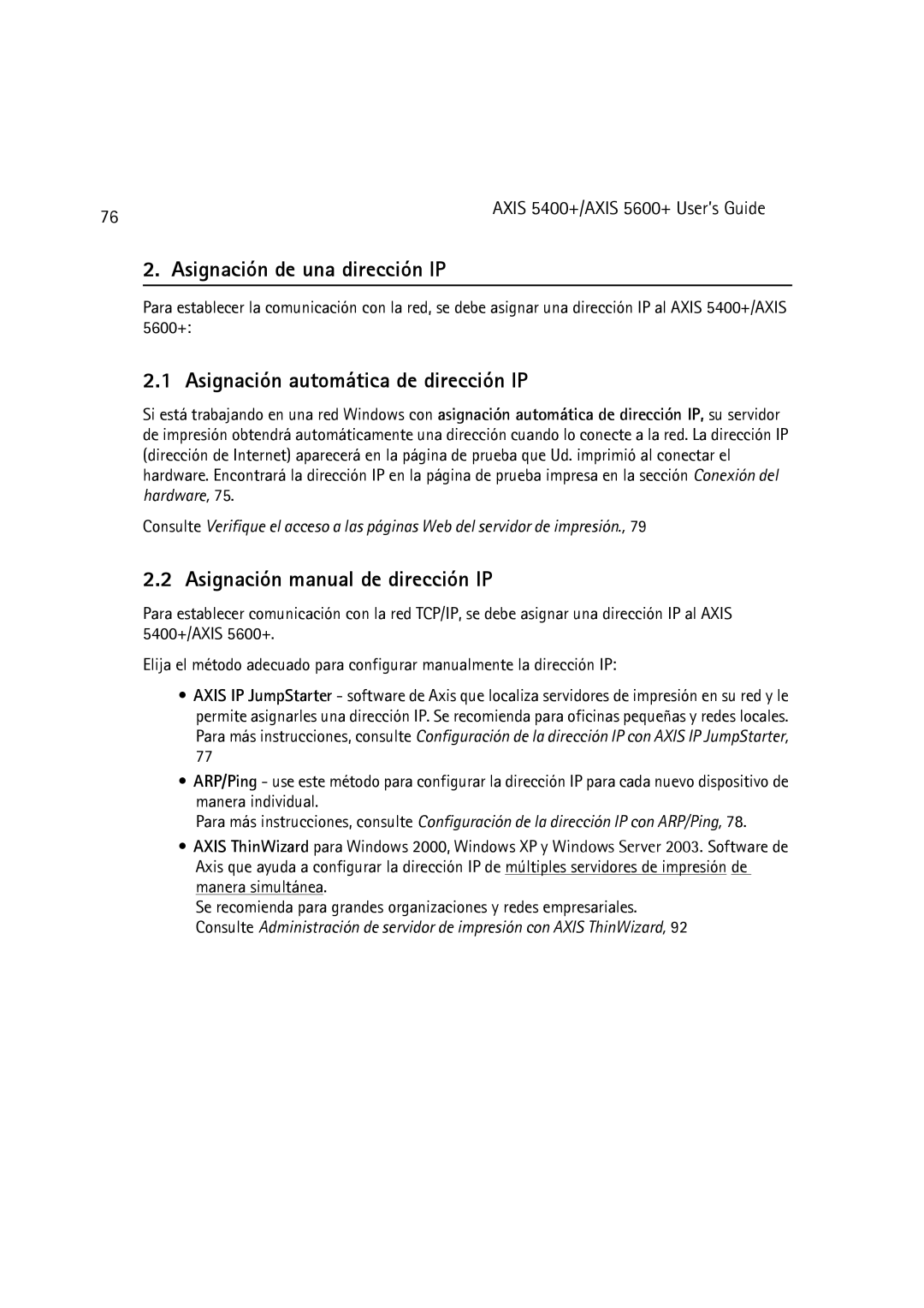 Dell 5600+, 5400+ Asignación de una dirección IP, Asignación automática de dirección IP, Asignación manual de dirección IP 