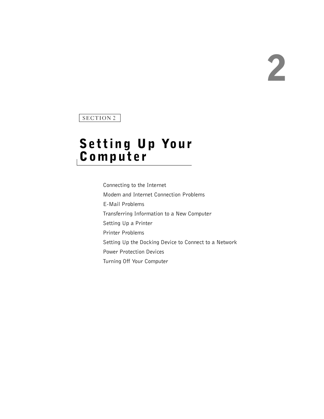 Dell 600m owner manual Setting Up Your Computer 