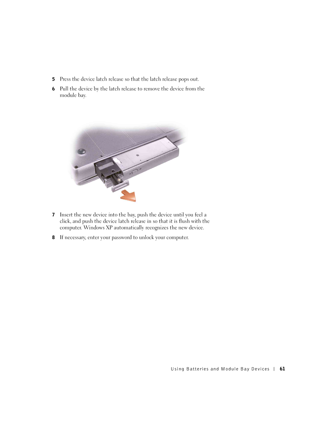 Dell 600m owner manual If necessary, enter your password to unlock your computer 