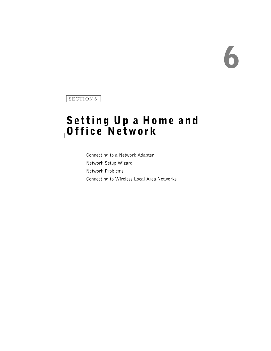 Dell 600m owner manual Setting Up a Home and Office Network 