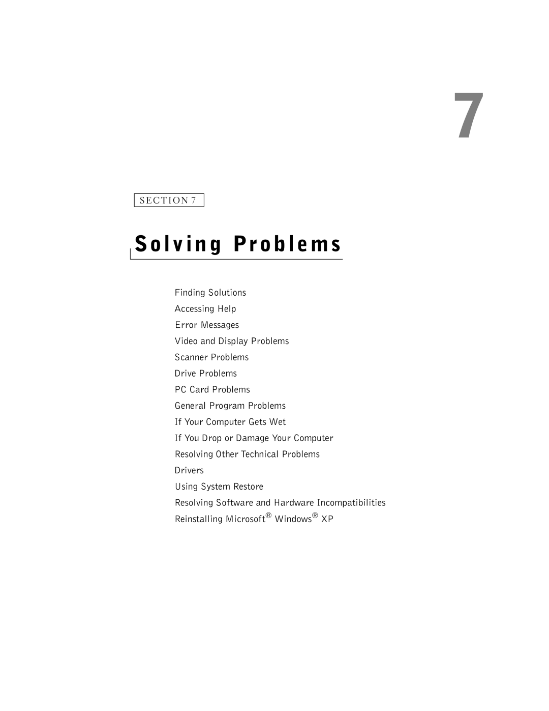 Dell 600m owner manual Solving Problems 