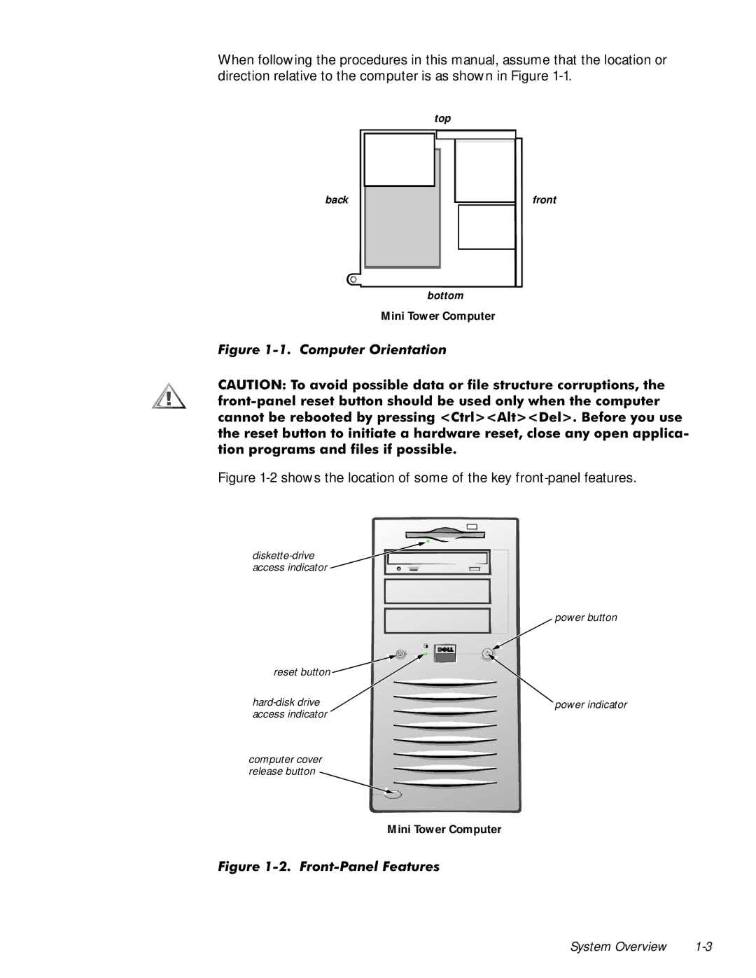 Dell 610 manual LJXUHcomputercoverURQW3DQHO 