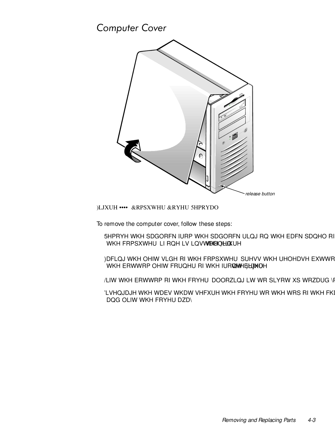 Dell 610 manual Rpsxwhu&Ryhu, Dqgoliwwkhfryhudzd 