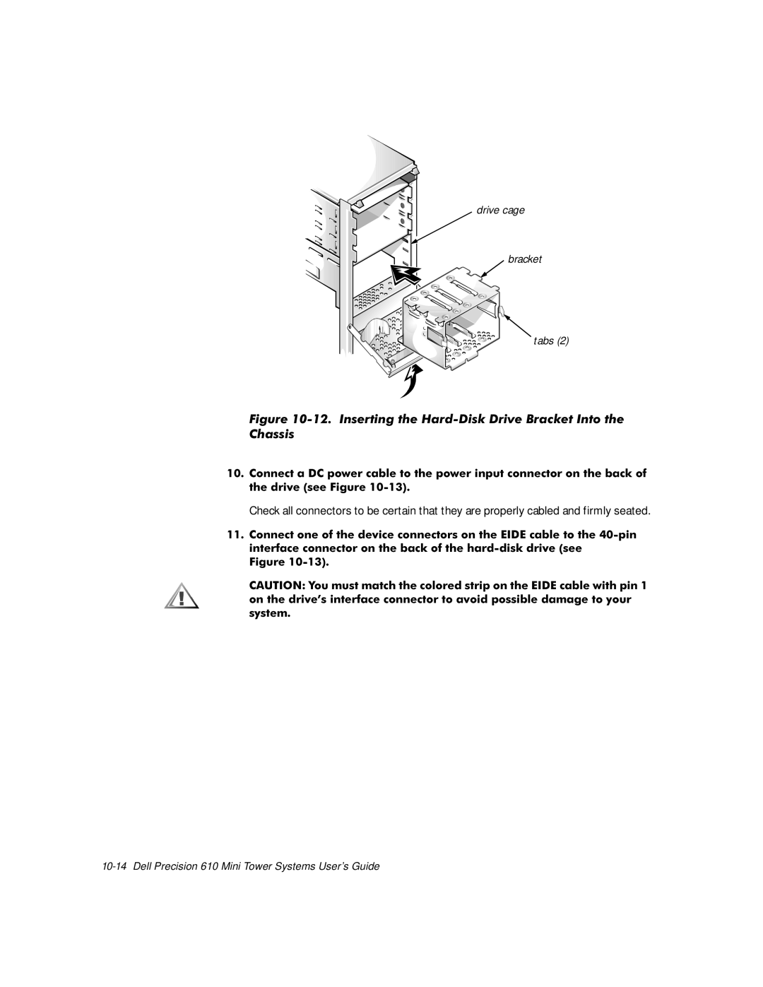 Dell 610 manual Ljxuh&Kdvvlv U Lyh%Udfnhw,Qwrwkh 