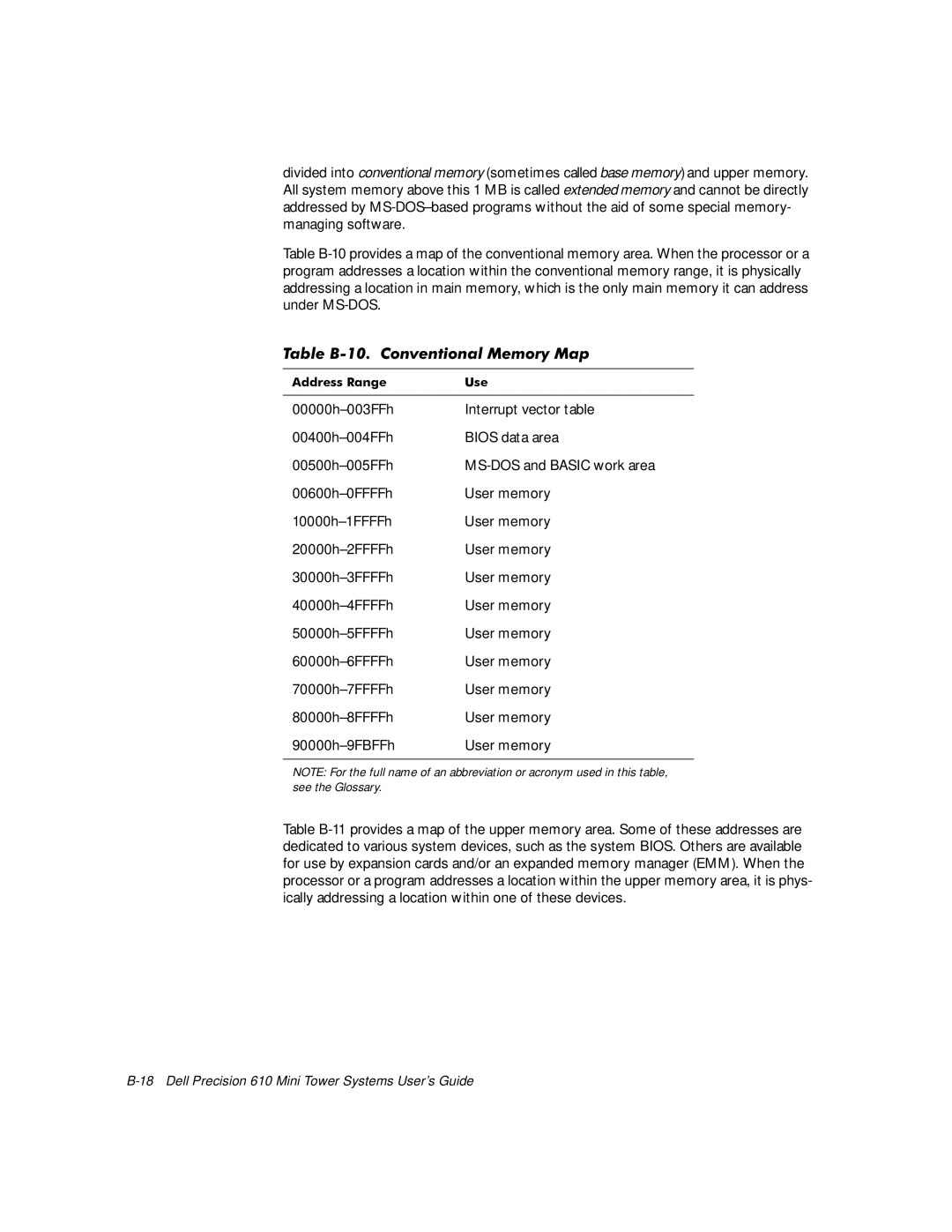 Dell manual 18Dell Precision 610 Mini Tower Systems User’s Guide 