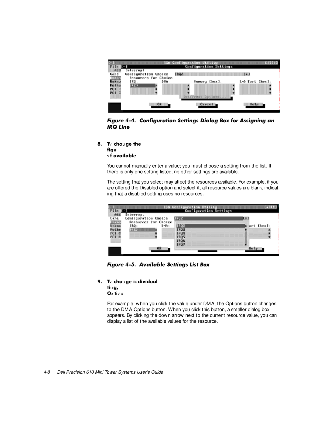 Dell manual 8Dell Precision 610 Mini Tower Systems User’s Guide 