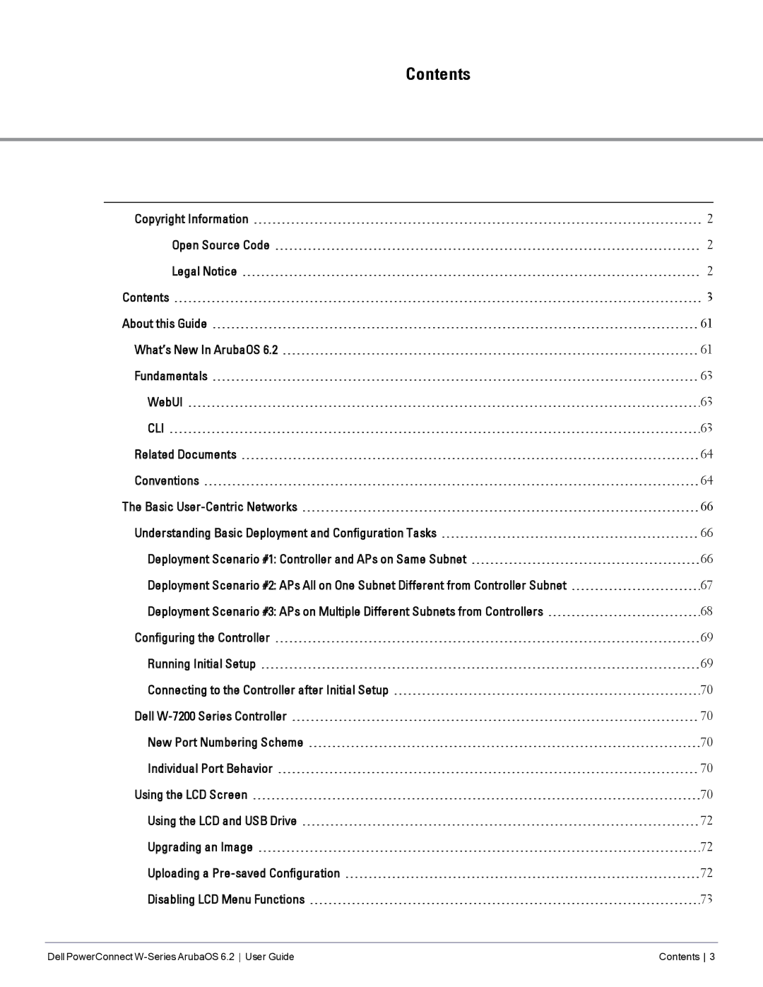 Dell 6.2 manual Contents 