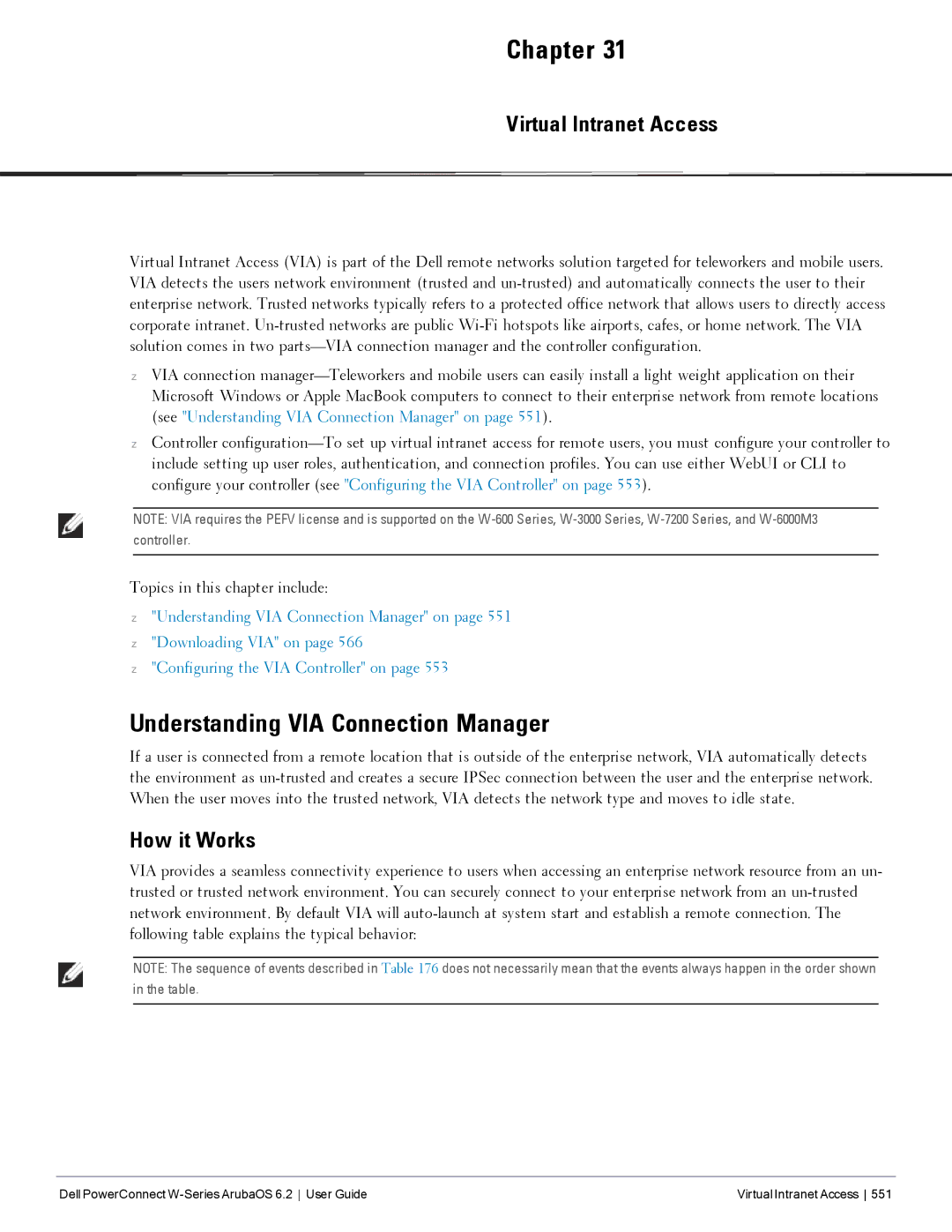 Dell 6.2 manual Understanding VIA Connection Manager, Virtual Intranet Access, How it Works 