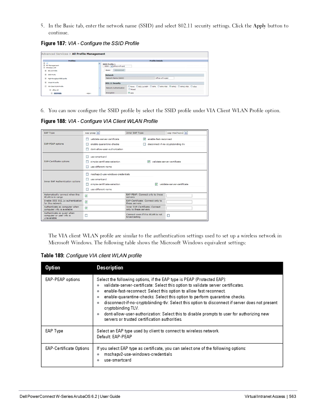 Dell 6.2 manual Option Description, Cryptobinding TLV, Servers or trusted certification authorities, Use-smartcard 