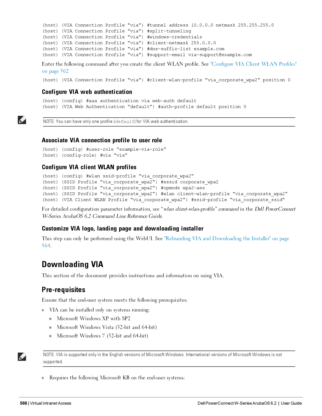 Dell 6.2 manual Downloading VIA, Pre-requisites, Customize VIA logo, landing page and downloading installer 