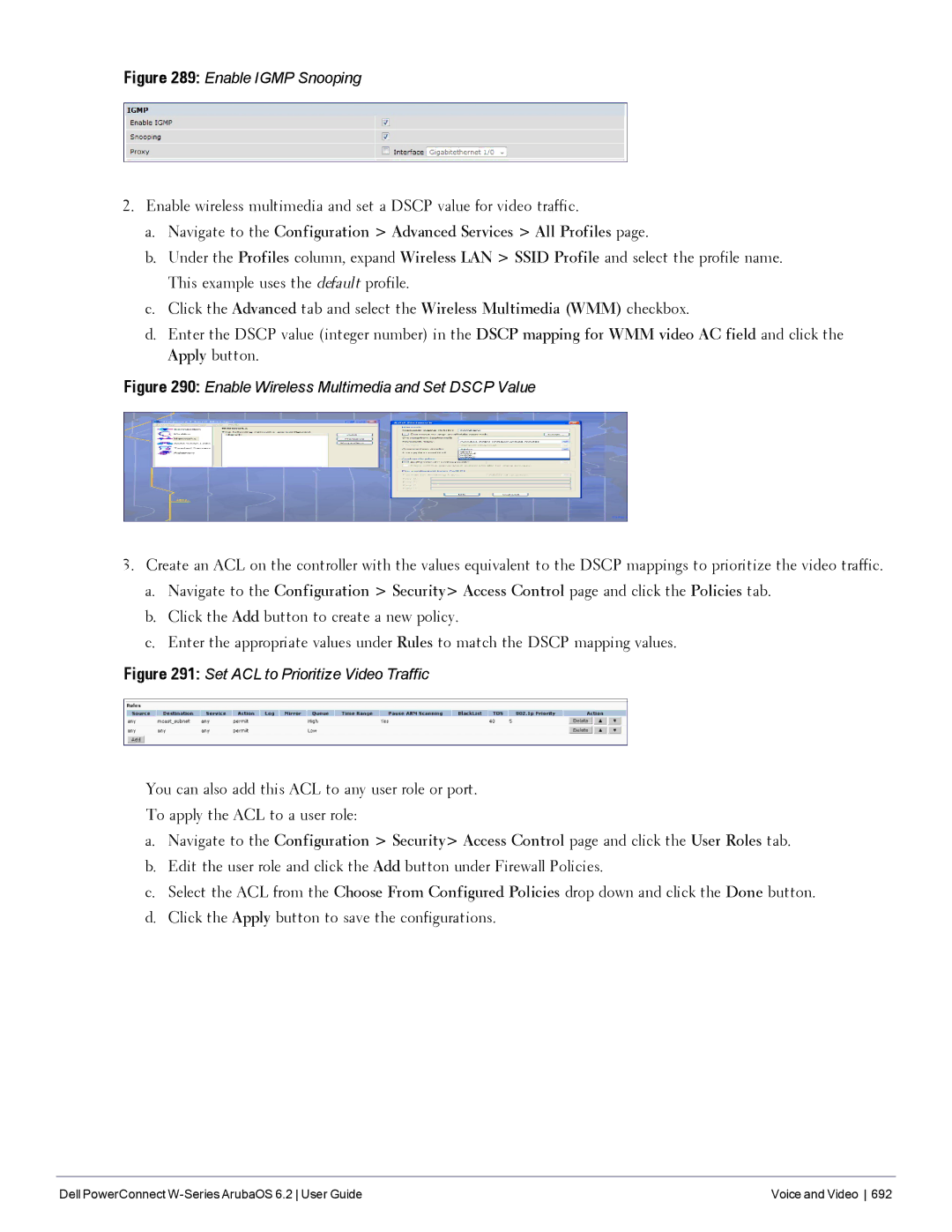 Dell 6.2 manual Enable Igmp Snooping 