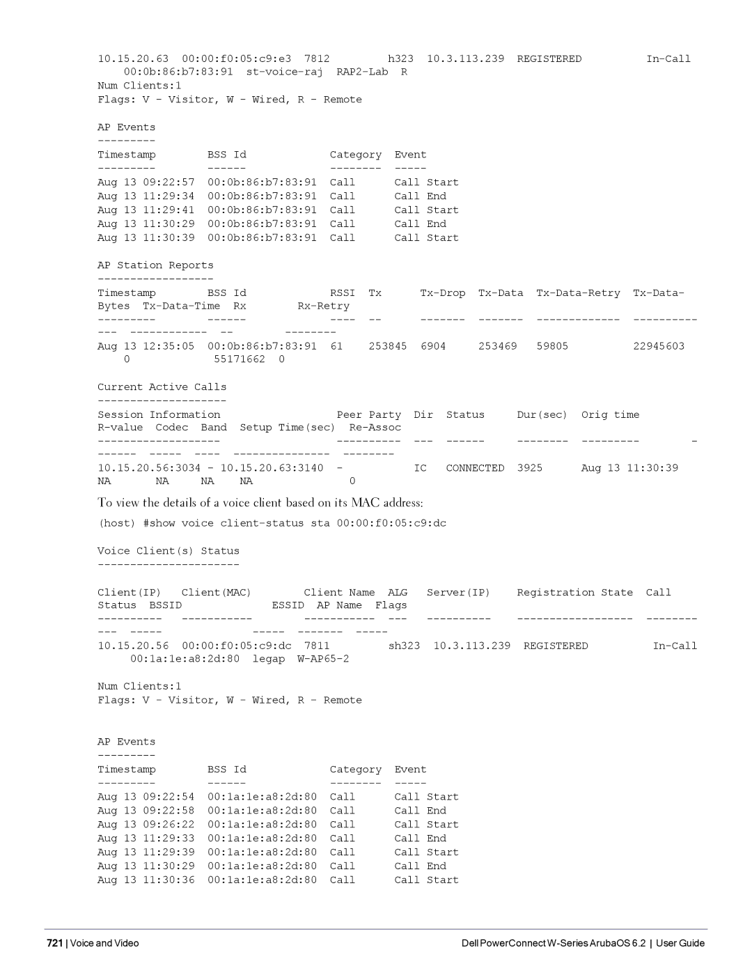 Dell 6.2 manual Connected 