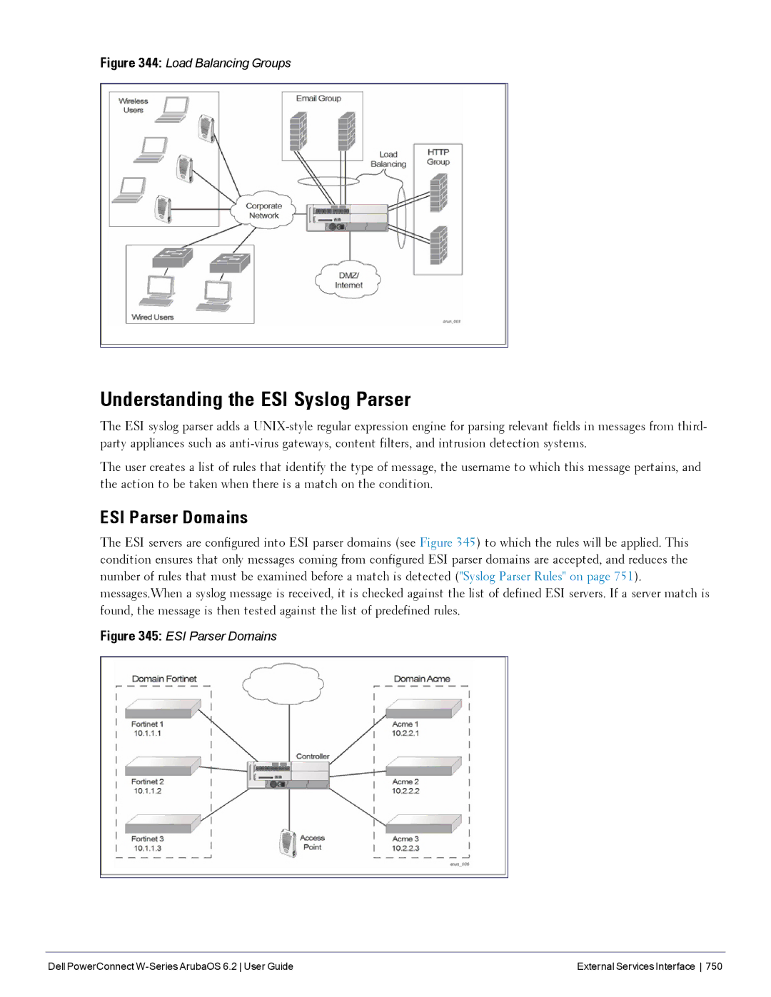 Dell 6.2 manual Understanding the ESI Syslog Parser, ESI Parser Domains 