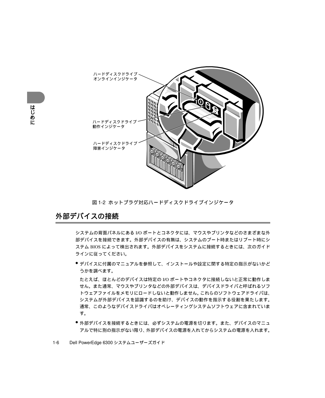 Dell 6300 manual 外部デバイスの接続 