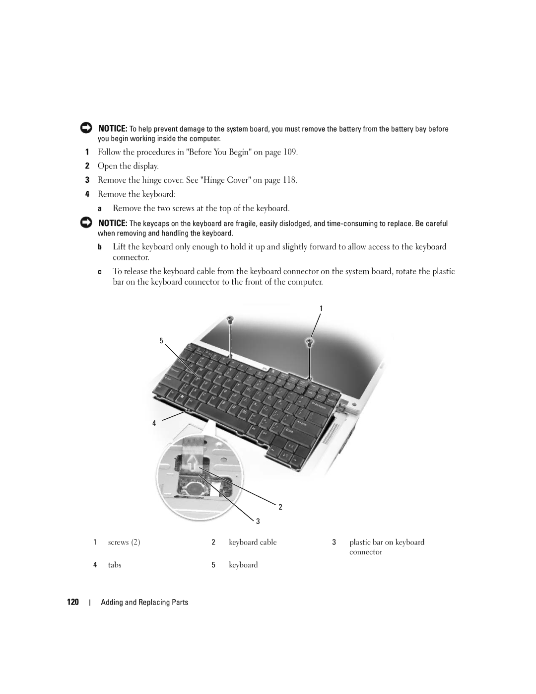 Dell 6400, E1505 owner manual 120 