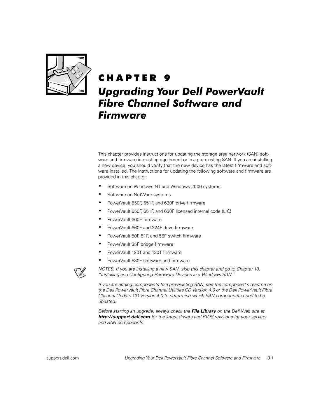 Dell 651F, 650F manual SAN Components, Servers 