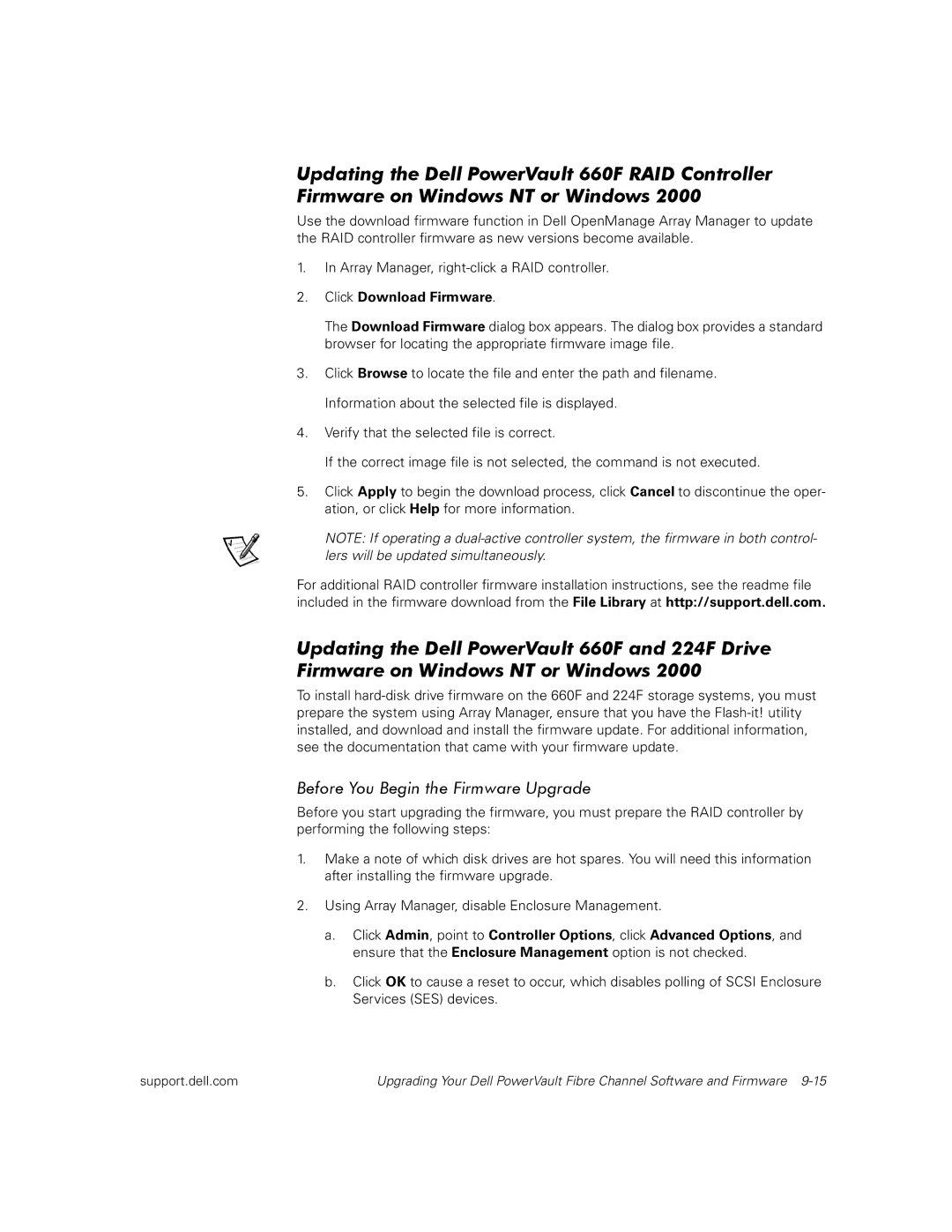 Dell 650F, 630F, 651F manual Before You Begin the Firmware Upgrade, Click Download Firmware 