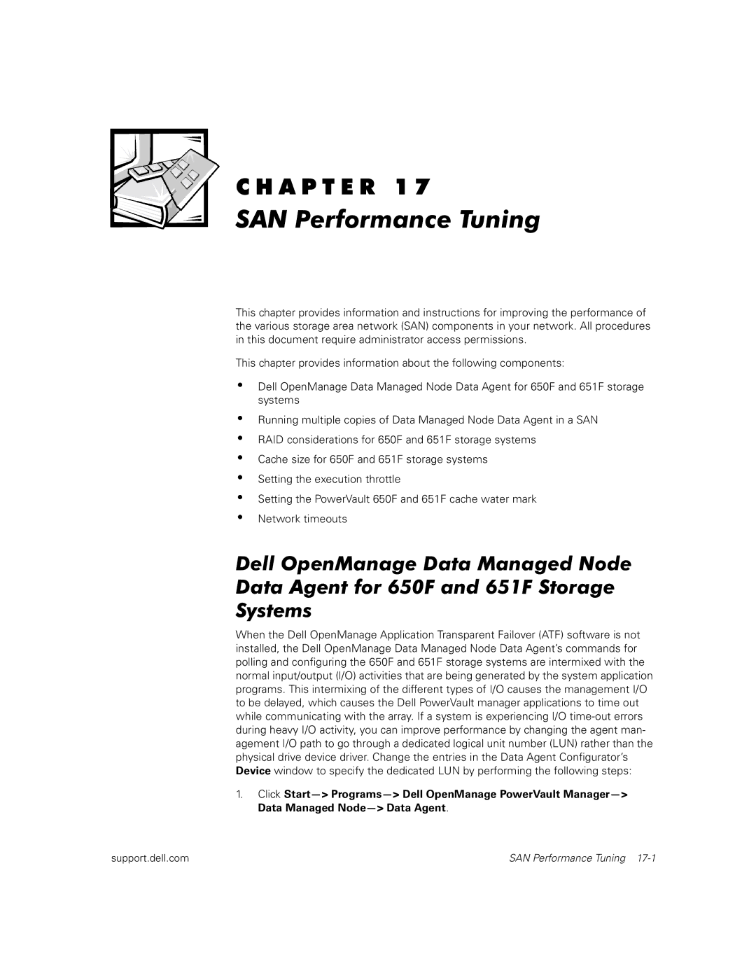 Dell 651F, 650F manual SAN Components, Servers 