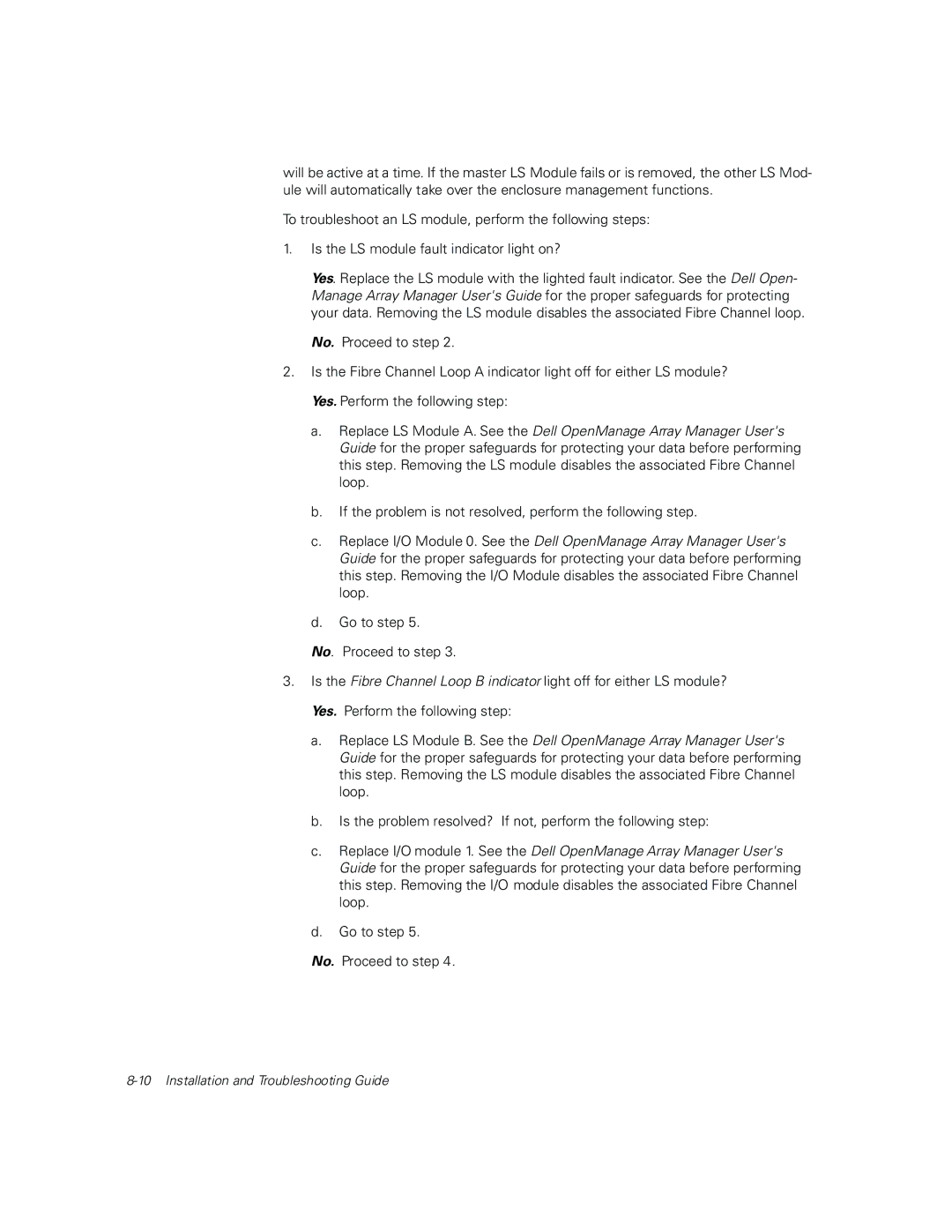 Dell 660F, 224F manual If the problem is not resolved, perform the following step 