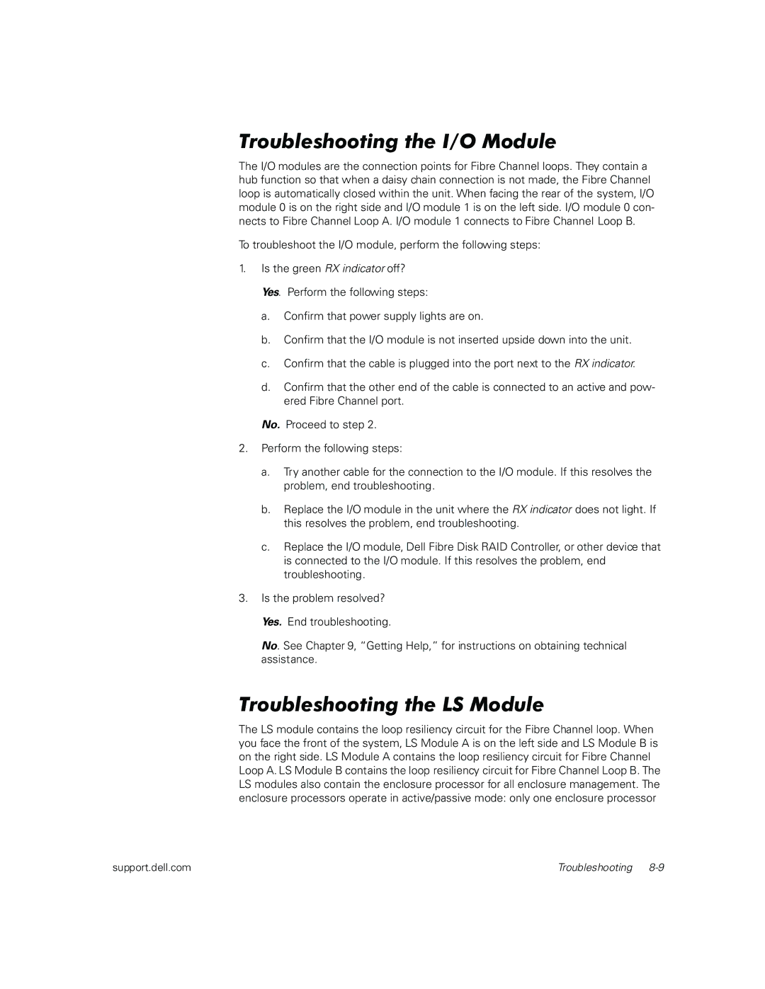 Dell 224F, 660F manual Troubleshooting 