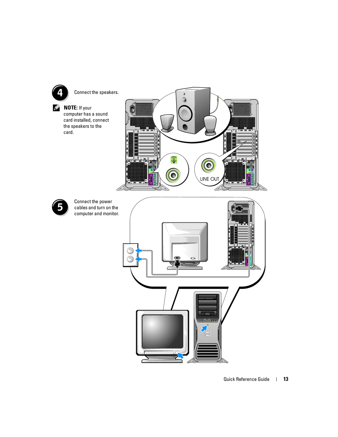 Dell 690 manual Connect the power 