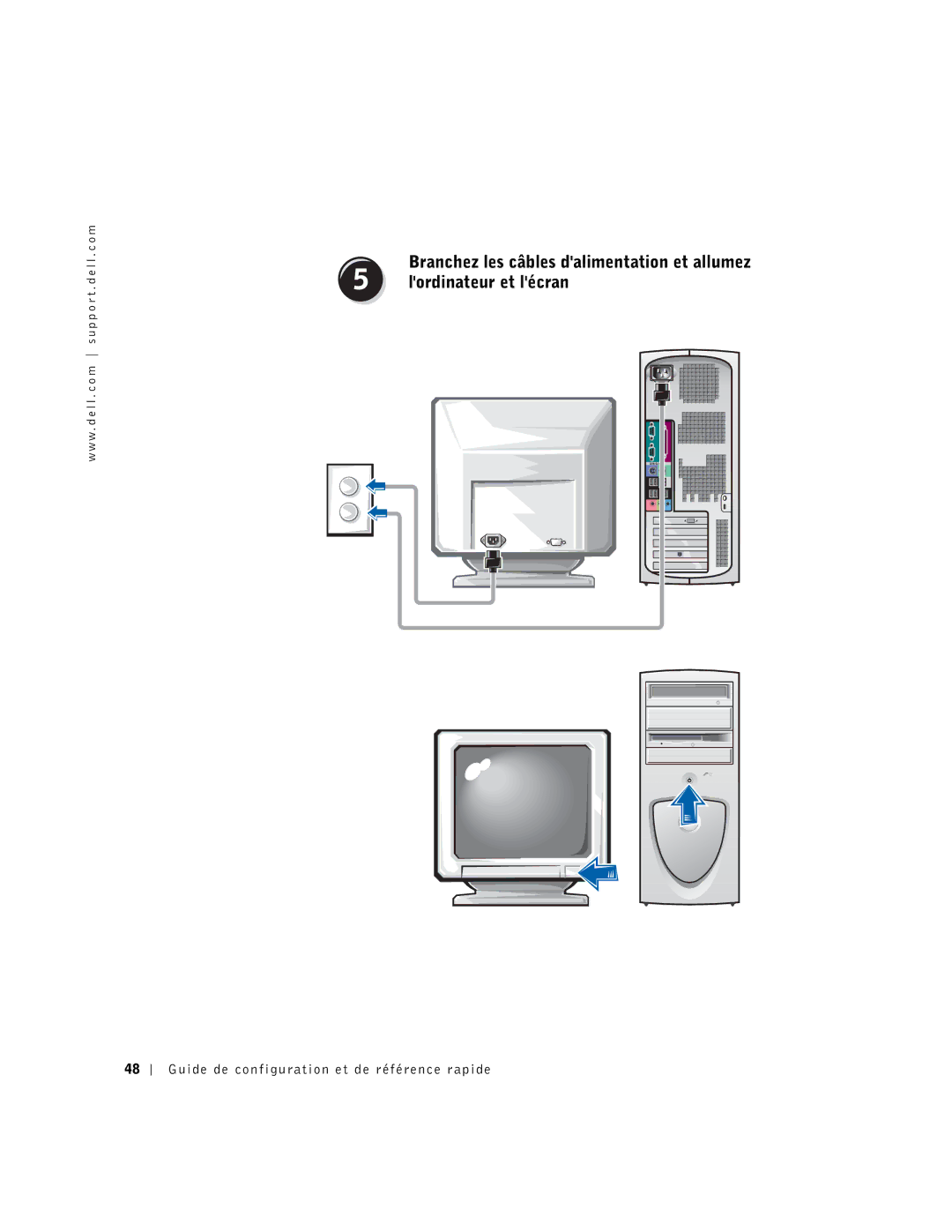 Dell 6T341 manual Guide de configuration et de référence rapide 