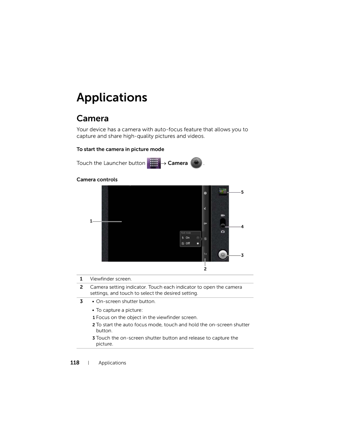 Dell 7 user manual Camera, 118 