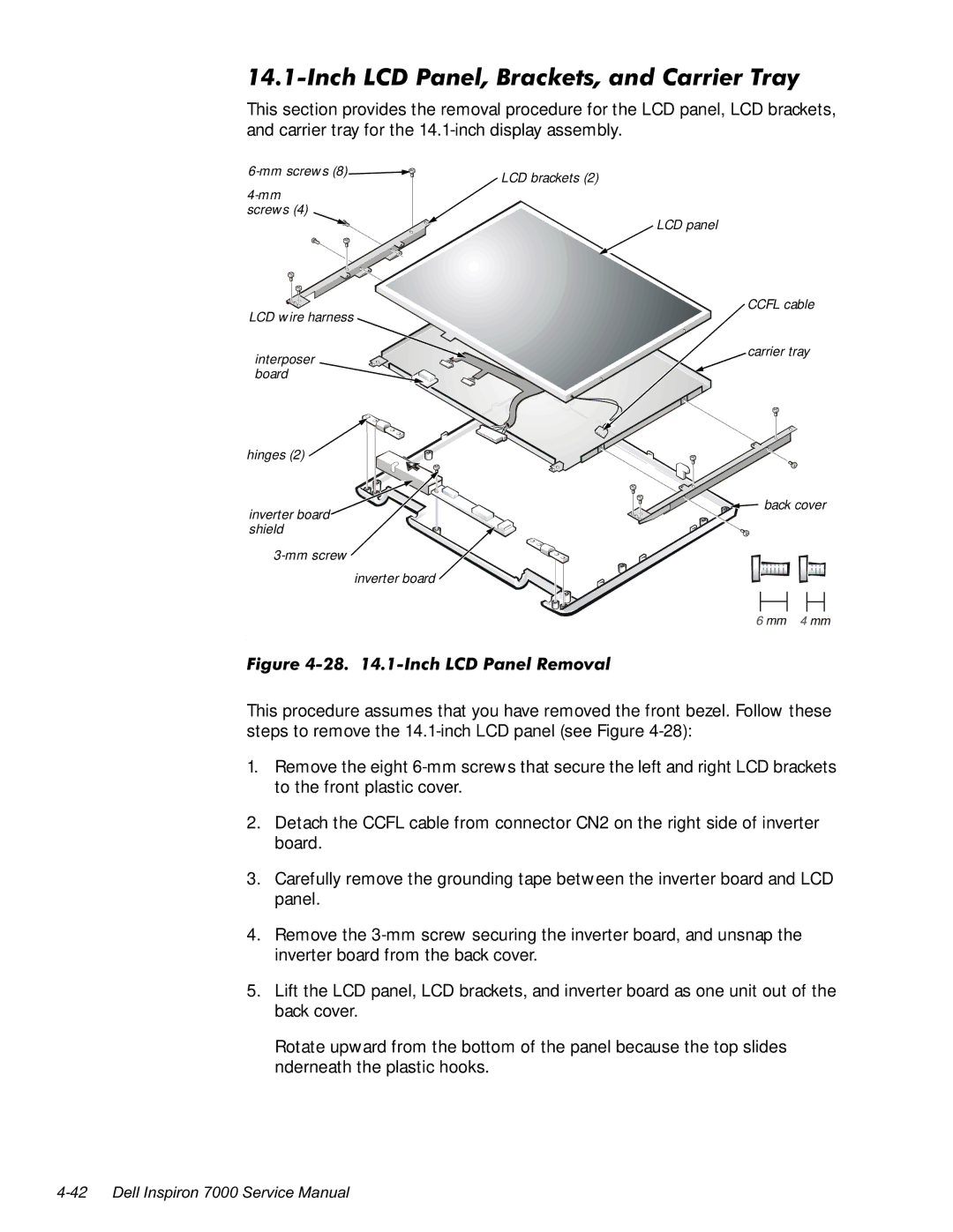 Dell 7000 manual QFK/&3DQHO%UDFNHWVDQG&DUULHU7UD 