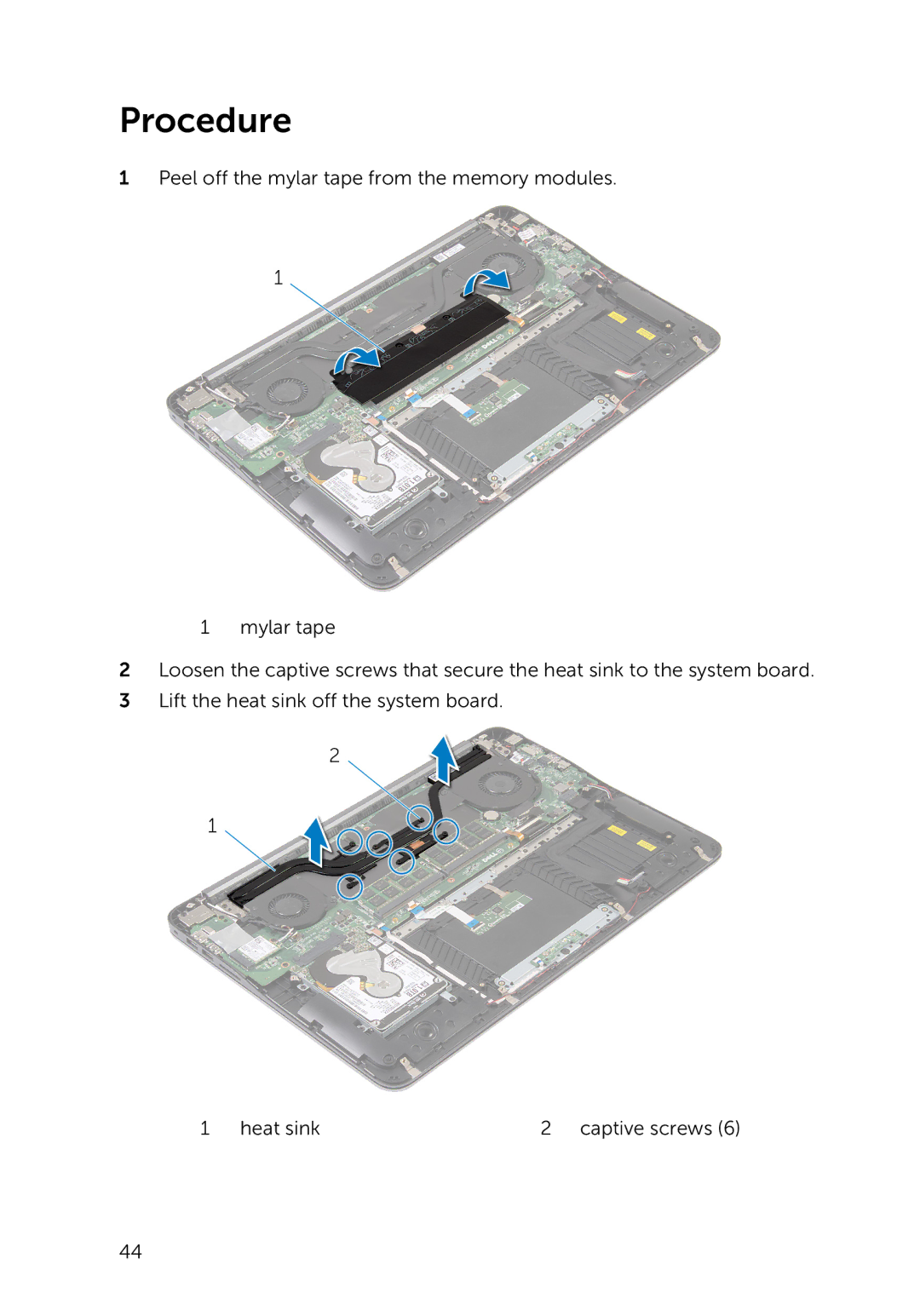 Dell 7000 service manual Procedure 