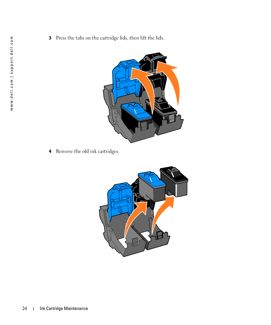 Dell 720 owner manual Ink Cartridge Maintenance 