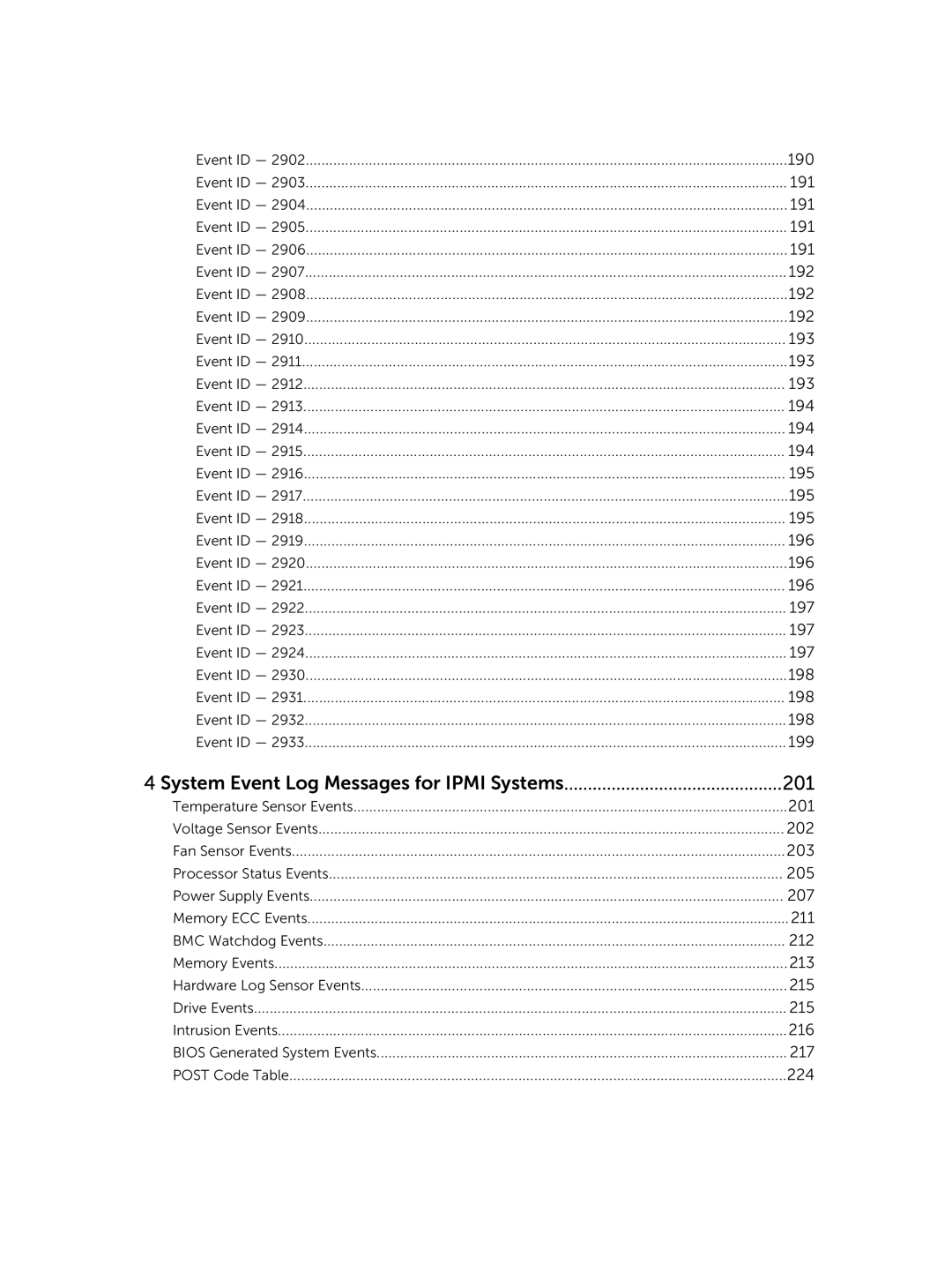 Dell 7.4 manual System Event Log Messages for Ipmi Systems 