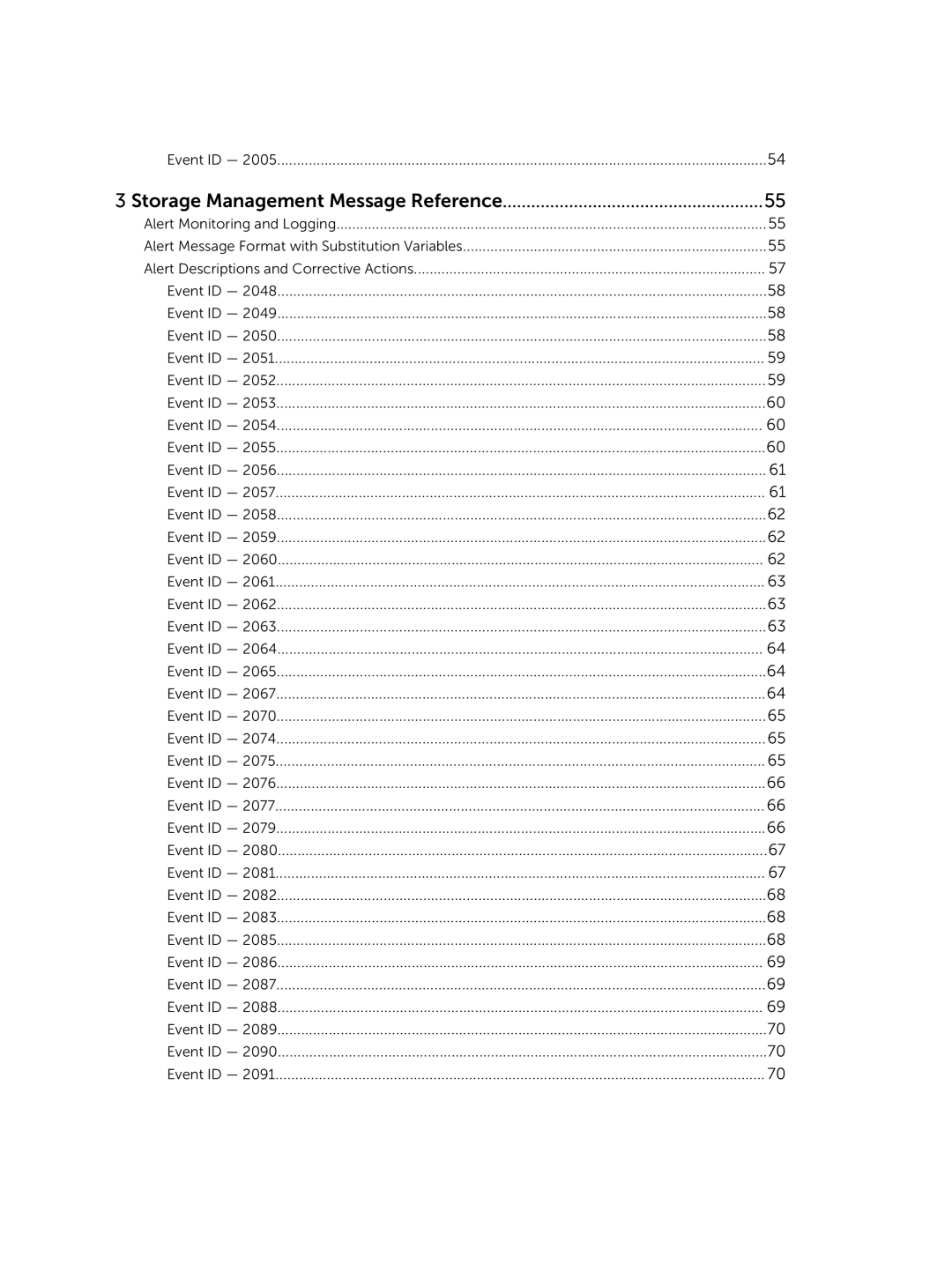 Dell 7.4 manual Storage Management Message Reference 