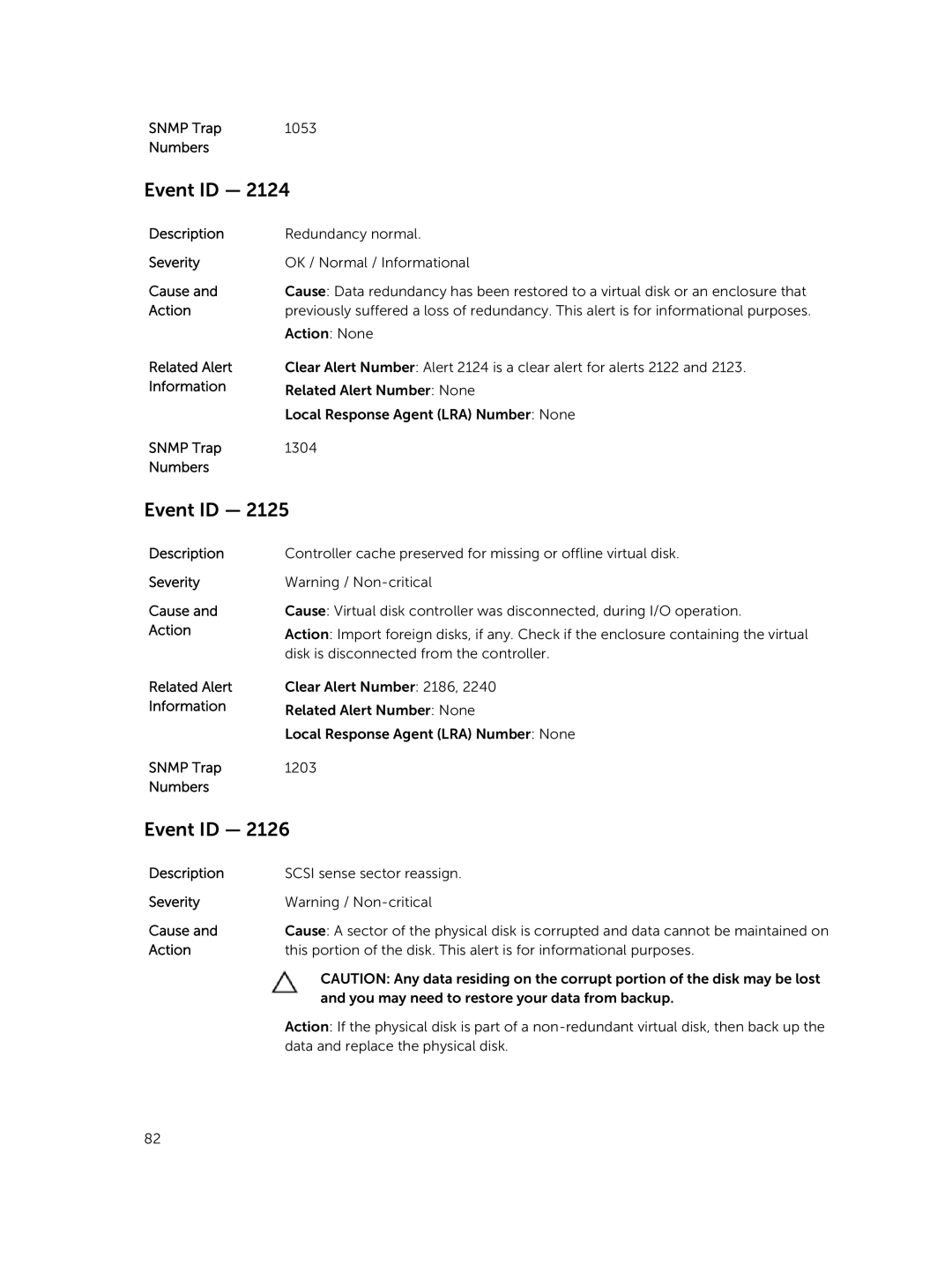 Dell 7.4 manual Redundancy normal 