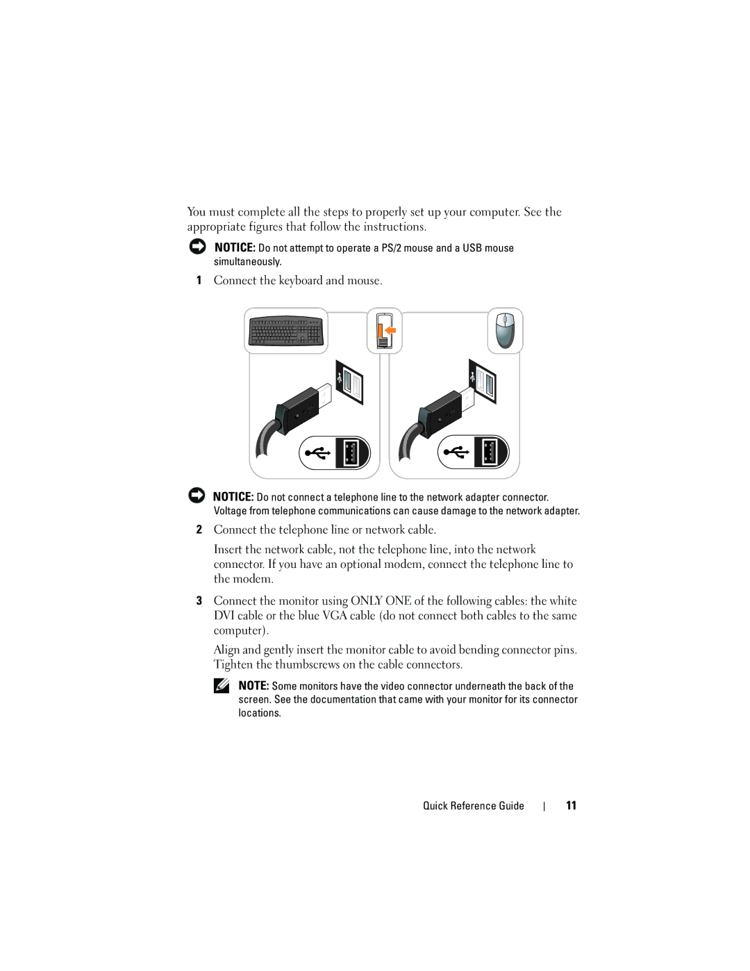 Dell 740 manual Quick Reference Guide 